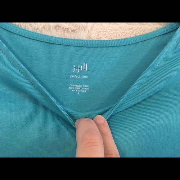 J. Jill Turquoise Tunic Top ⭐️️NWT⭐️️ - Picture 3 of 6